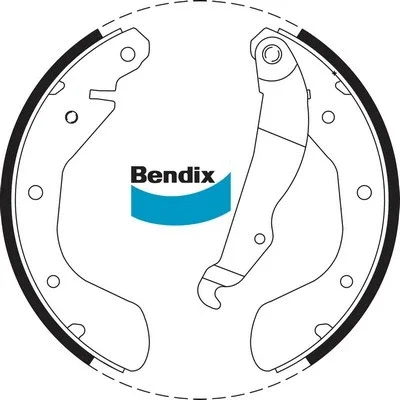 BS1710 BENDIX Комплект тормозных колодок