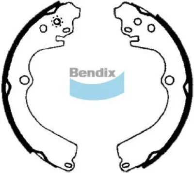 BS1730 BENDIX Комплект тормозных колодок