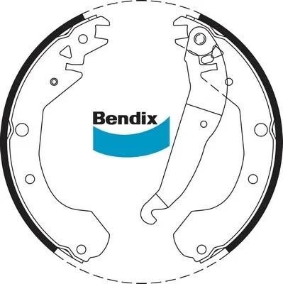 BS1732 BENDIX Комплект тормозных колодок