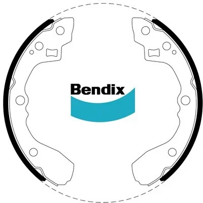 BS1753 BENDIX Комплект тормозных колодок