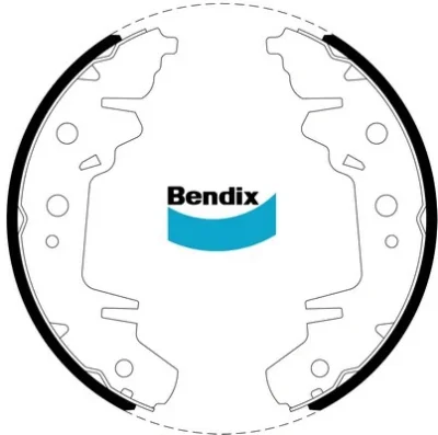 BS1756 BENDIX Комплект тормозных колодок