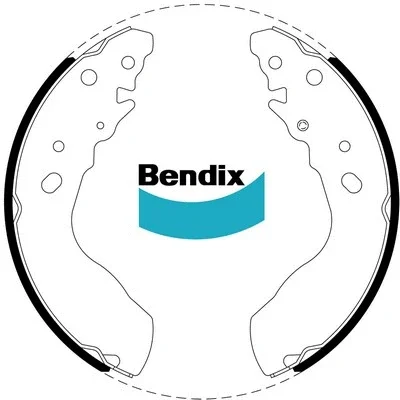 BS1758 BENDIX Комплект тормозных колодок