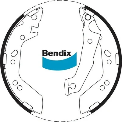 BS1779 BENDIX Комплект тормозных колодок