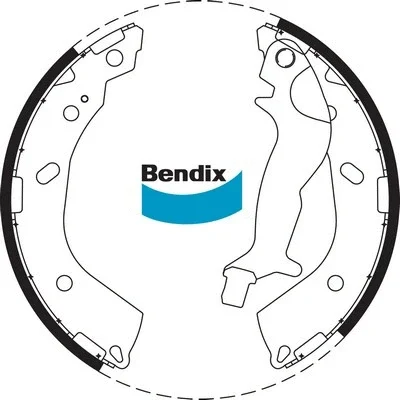 BS1780 BENDIX Комплект тормозных колодок