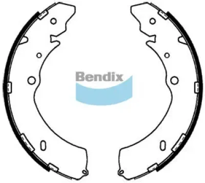 BS1793 BENDIX Комплект тормозных колодок