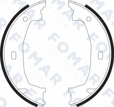 FO 9070 FOMAR Friction Комплект тормозных колодок
