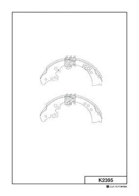 K2395 MK KASHIYAMA Комплект тормозных колодок