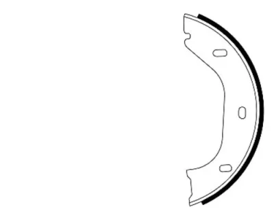 H1152 BEHR/HELLA/PAGID Комплект тормозных колодок, стояночная тормозная система