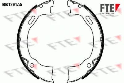 BB1261A5 FTE Комплект тормозных колодок, стояночная тормозная система