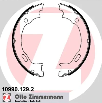 10990.129.2 ZIMMERMANN Комплект тормозных колодок, стояночная тормозная система