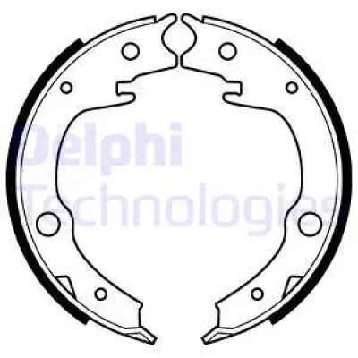 Комплект тормозных колодок, стояночная тормозная система DELPHI LS1994