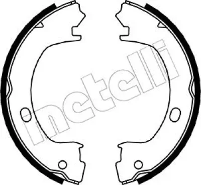 53-0031 METELLI Комплект тормозных колодок, стояночная тормозная система