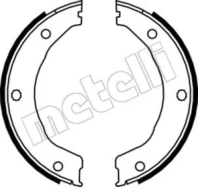 53-0145 METELLI Комплект тормозных колодок, стояночная тормозная система