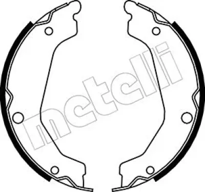 53-0183 METELLI Комплект тормозных колодок, стояночная тормозная система