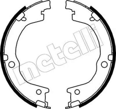53-0230 METELLI Комплект тормозных колодок, стояночная тормозная система