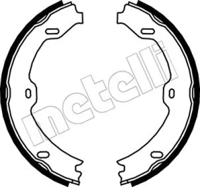 53-0243 METELLI Комплект тормозных колодок, стояночная тормозная система