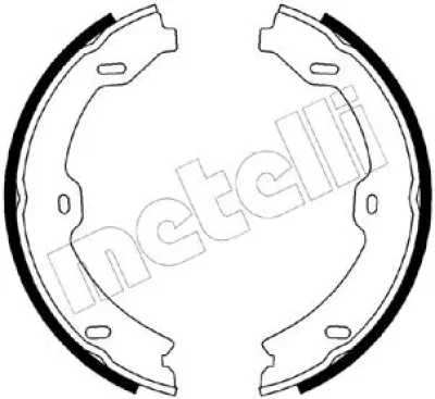 53-0247 METELLI Комплект тормозных колодок, стояночная тормозная система