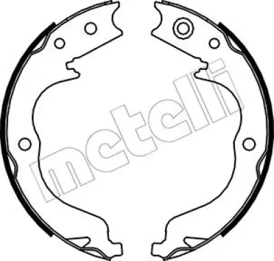 53-0268 METELLI Комплект тормозных колодок, стояночная тормозная система