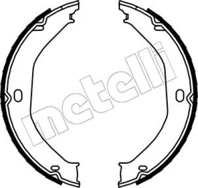 Комплект тормозных колодок, стояночная тормозная система METELLI 53-0360