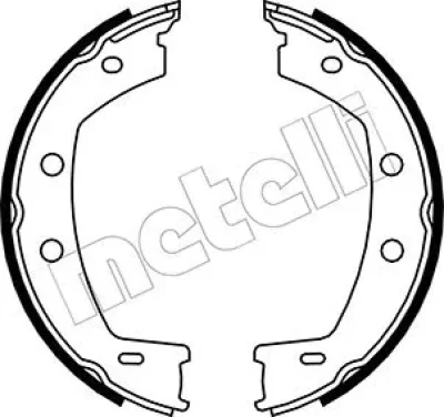 53-0374 METELLI Комплект тормозных колодок, стояночная тормозная система