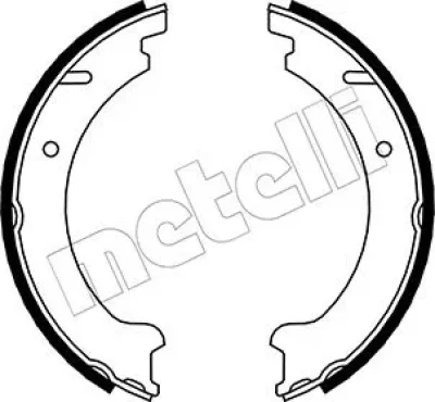 Комплект тормозных колодок, стояночная тормозная система METELLI 53-0478