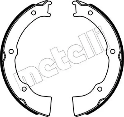 53-0500 METELLI Комплект тормозных колодок, стояночная тормозная система