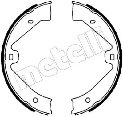 53-0528 METELLI Комплект тормозных колодок, стояночная тормозная система
