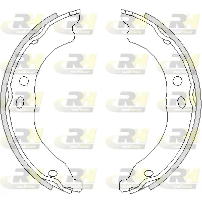Комплект тормозных колодок, стояночная тормозная система ROADHOUSE 4750.00
