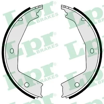 Комплект тормозных колодок, стояночная тормозная система LPR/AP/RAL 09060