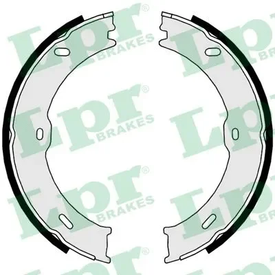 Комплект тормозных колодок, стояночная тормозная система LPR/AP/RAL 09710