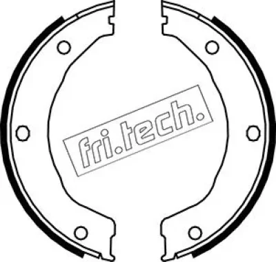 1040.158 FRI.TECH. Комплект тормозных колодок, стояночная тормозная система