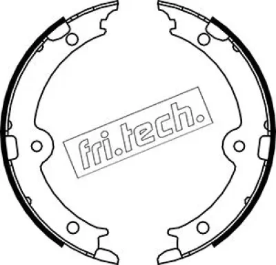 1115.321 FRI.TECH. Комплект тормозных колодок, стояночная тормозная система