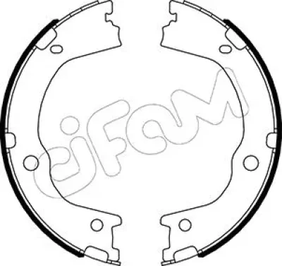 Комплект тормозных колодок, стояночная тормозная система CIFAM 153-498