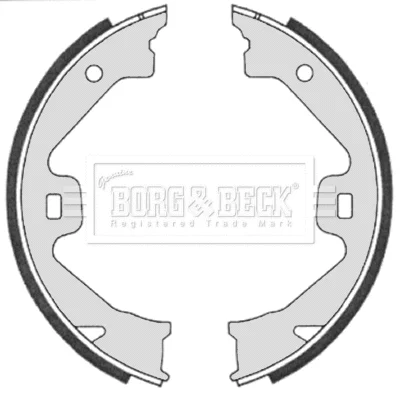 BBS6331 BORG & BECK Комплект тормозных колодок, стояночная тормозная система