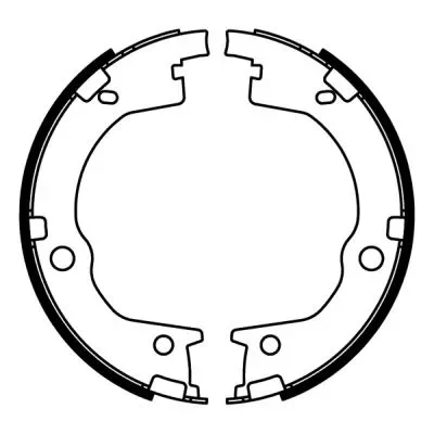C00328ABE ABE Комплект тормозных колодок, стояночная тормозная система