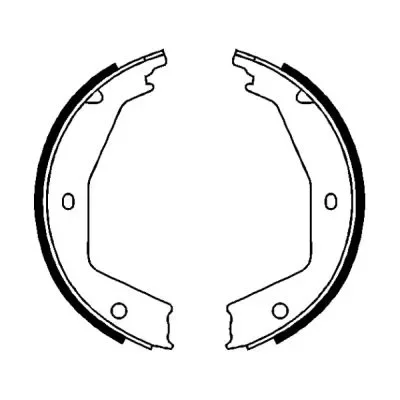 CRG001ABE ABE Комплект тормозных колодок, стояночная тормозная система