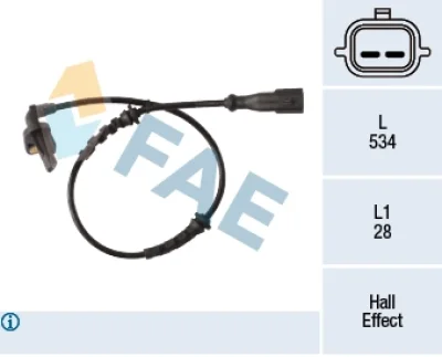 78360 FAE Датчик, частота вращения колеса