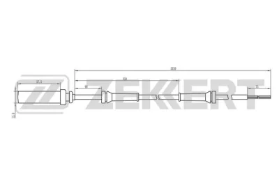 SE-6022 ZEKKERT Датчик, частота вращения колеса