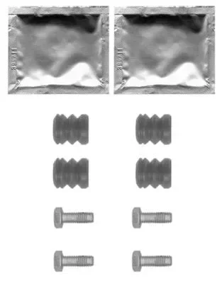 8DZ 355 201-581 BEHR/HELLA/PAGID Комплект принадлежностей, тормо