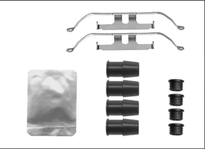 8DZ 355 205-631 BEHR/HELLA/PAGID Комплект принадлежностей, тормо