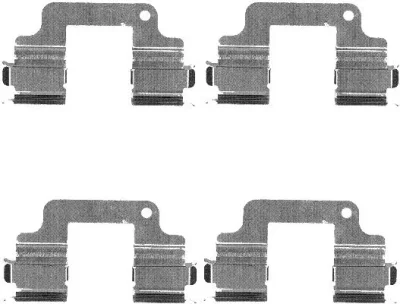 8DZ 355 203-371 BEHR/HELLA/PAGID Комплектующие, колодки дискового тормоза