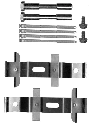 8DZ 355 205-511 BEHR/HELLA/PAGID Комплектующие, колодки дискового тормоза