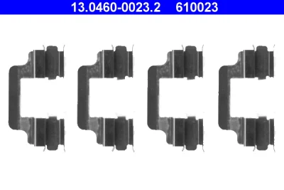 13.0460-0023.2 ATE Комплектующие, колодки дискового тормоза