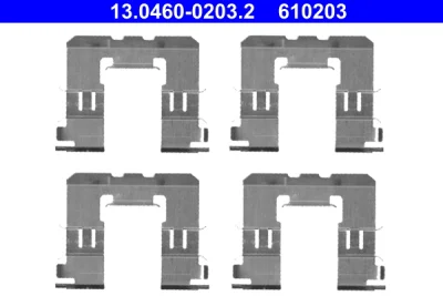 13.0460-0203.2 ATE Комплектующие, колодки дискового тормоза