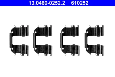 13.0460-0252.2 ATE Комплектующие, колодки дискового тормоза
