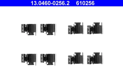 13.0460-0256.2 ATE Комплектующие, колодки дискового тормоза