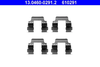 13.0460-0291.2 ATE Комплектующие, колодки дискового тормоза