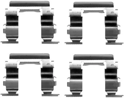 K0076 BEHR/HELLA/PAGID Комплектующие, колодки дискового тормоза