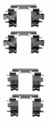 K0124 BEHR/HELLA/PAGID Комплектующие, колодки дискового тормоза