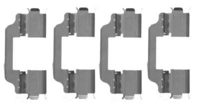 K0240 BEHR/HELLA/PAGID Комплектующие, колодки дискового тормоза